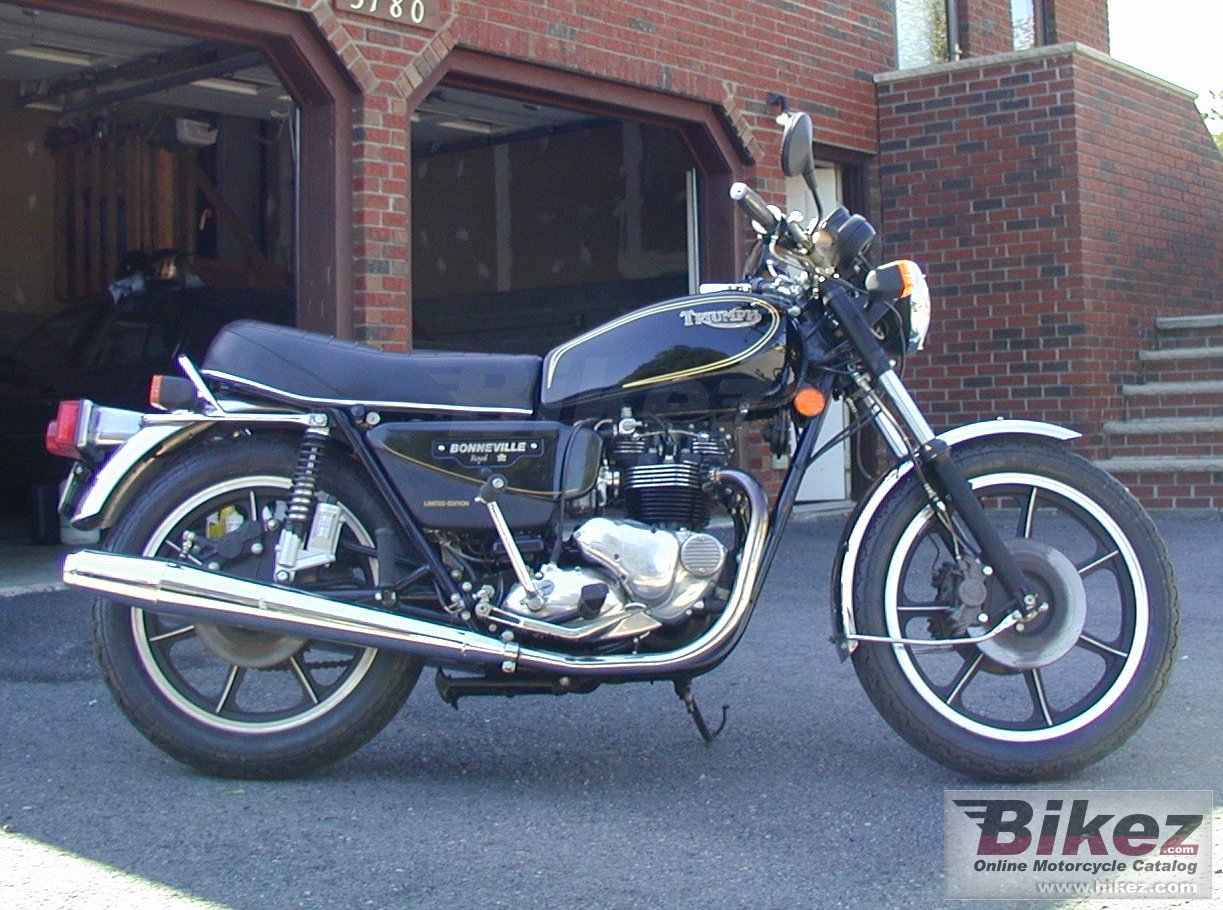 Big  t140 es bonneville royal limited edition picture and wallpaper from Bikez.com